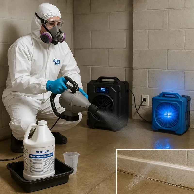 Sanitization and Odor Removal process in Plainfield, IL